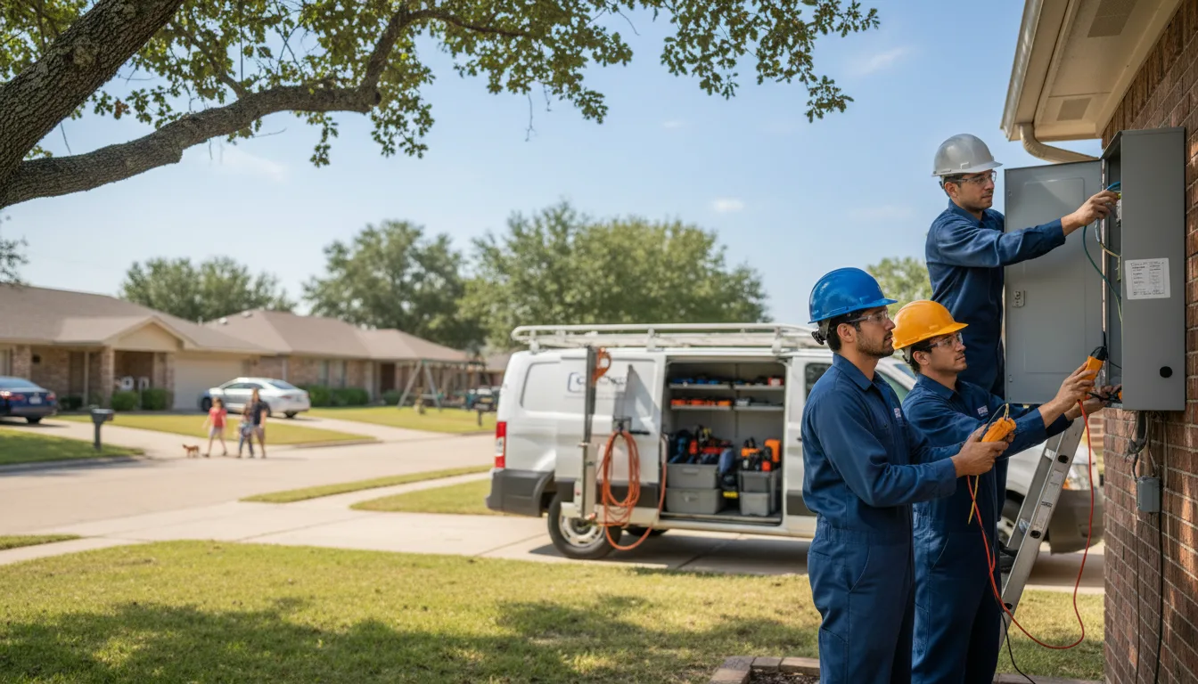 Certified electrician providing emergency electrical services in Eitzen, MN